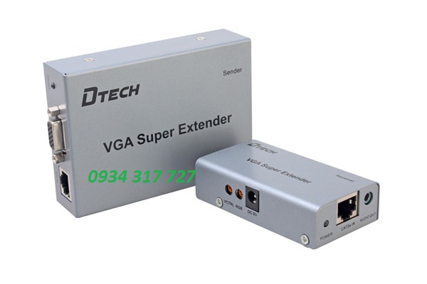 Bộ kéo dài vga 200m dtech 